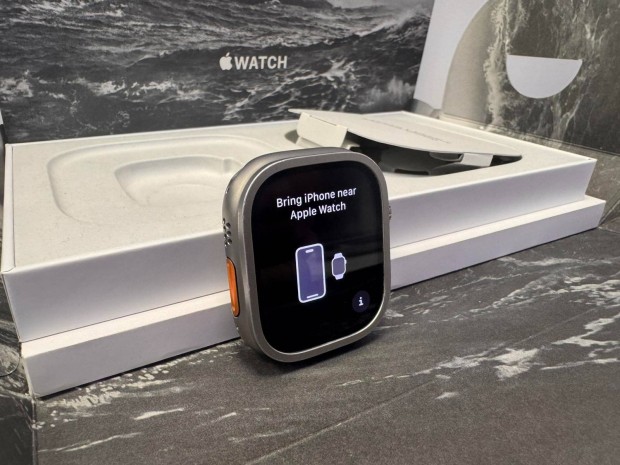 Apple Watch Ultra 2 49MM, Esim, Krtyafggetlen, jszer,Tartozkaival