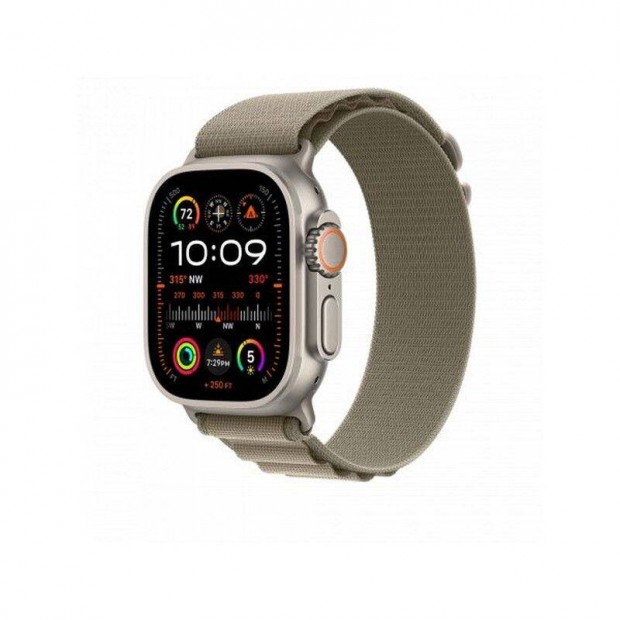 Apple Watch Ultra 2 49mm esim Okosra j Olive Alpine Apple Garancia !