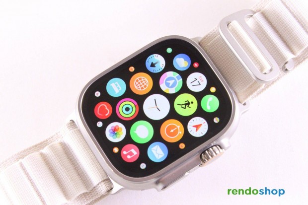Apple Watch Ultra Titn 49mm GPS + Cell +12 hnap garancia - rendoshop