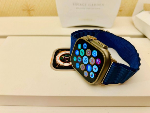 Apple Watch Ultra Titan, 49MM, Gps + Cellular ( esim ) fggetlen, karc