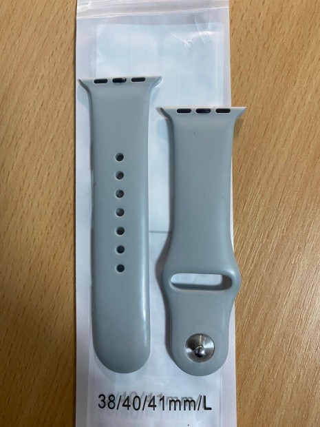 Apple Watch szilikon szj 38/40/41 mm/L mretben szrke sznben