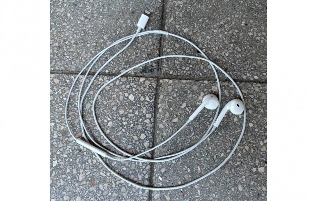 Apple fülhallgató,lightning csatlakozó,eredeti ,új