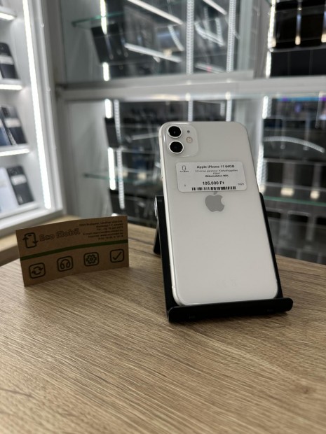 Apple iPhone 11 Krtyafggetlen 64 GB, 12 h garancia