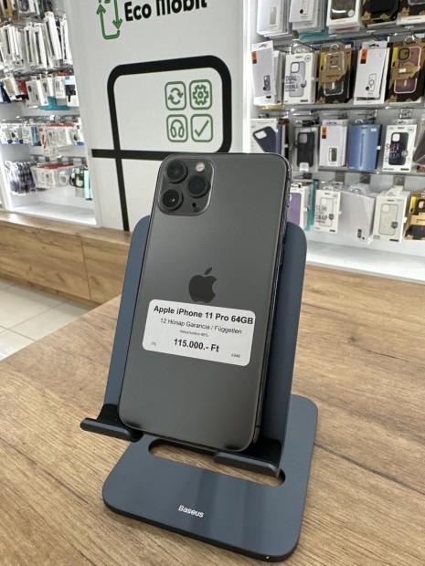 Apple iPhone 11 Kártyafüggetlen, 12 hó garancia