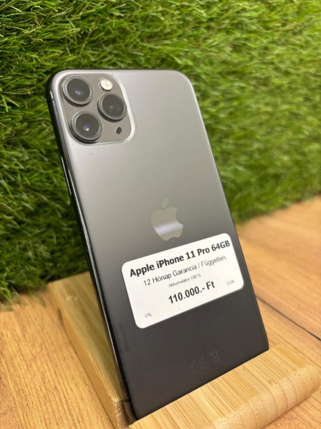 Apple iPhone 11 Pro Krtyafggetlen 64 GB, 12 h garancia