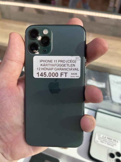 Apple iPhone 11 Pro Krtyafggetlen 64 GB, 12 h garancia