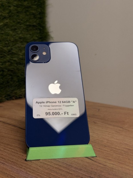 Apple iPhone 12 K�rtyaf�ggetlen, 12 h� garancia