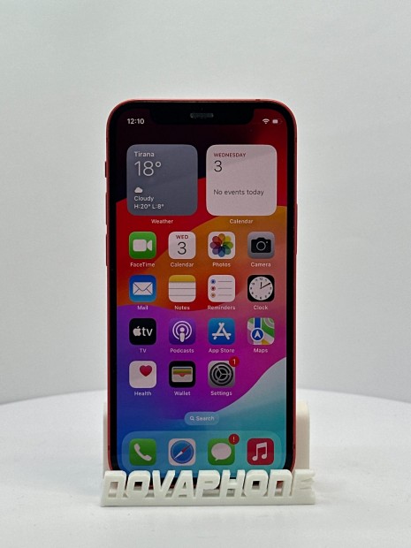 Apple iPhone 12 Mini - Piros (64GB)  - Akku: 100% - Szn: Piros
