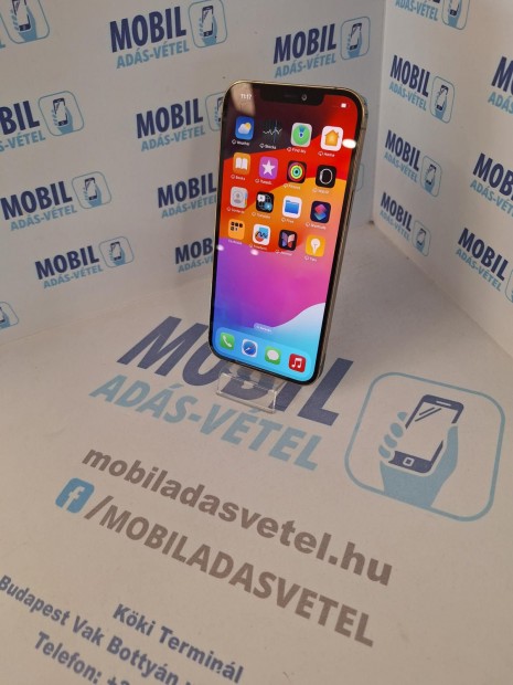 Apple iPhone 12 Pro Max Kártyafüggetlen 128 GB, 12 hó garancia