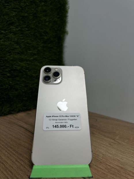 Apple iPhone 12 Pro Max K�rtyaf�ggetlen 128 GB, 12 h� garancia