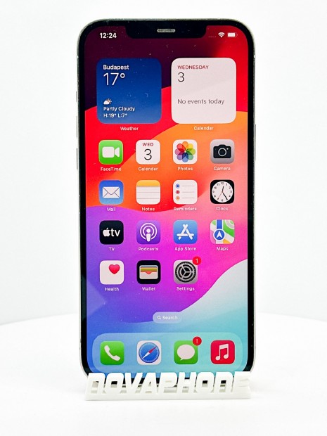 Apple iPhone 12 Pro Max (128GB)  - Akku: 100% - Szn: Ezst