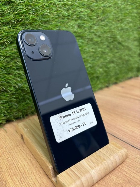 Apple iPhone 13 Krtyafggetlen 128 GB, 12 h garancia