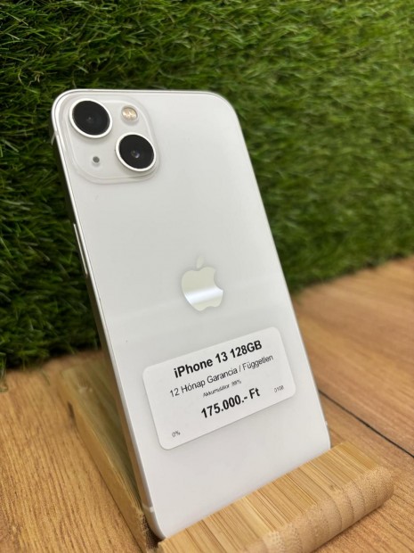 Apple iPhone 13 Krtyafggetlen 128 GB, 12 h garancia