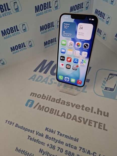 Apple iPhone 13 K�rtyaf�ggetlen 128 GB, 12 h� garancia