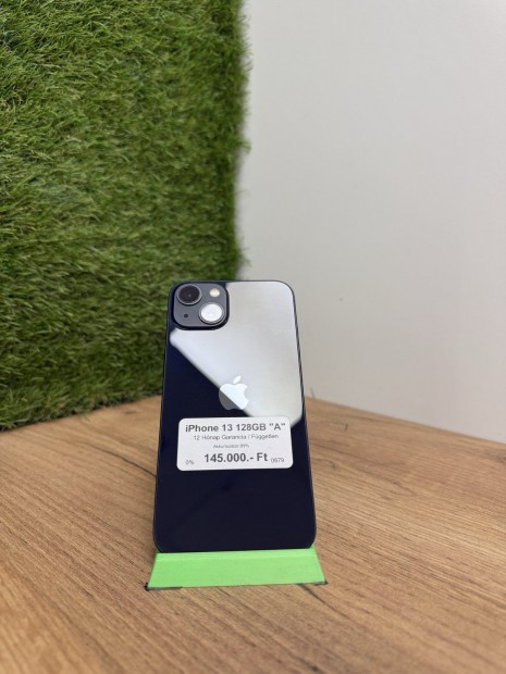 Apple iPhone 13 K�rtyaf�ggetlen 128 GB, 12 h� garancia
