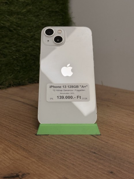 Apple iPhone 13 K�rtyaf�ggetlen 128 GB, 12 h� garancia