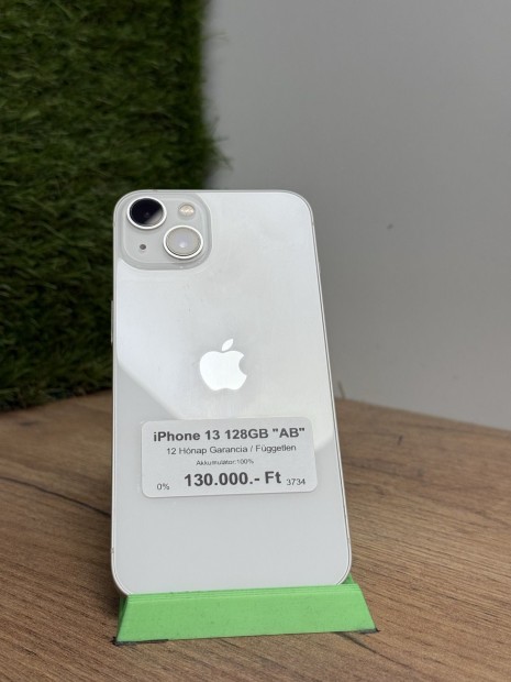 Apple iPhone 13 K�rtyaf�ggetlen 128 GB, 12 h� garancia
