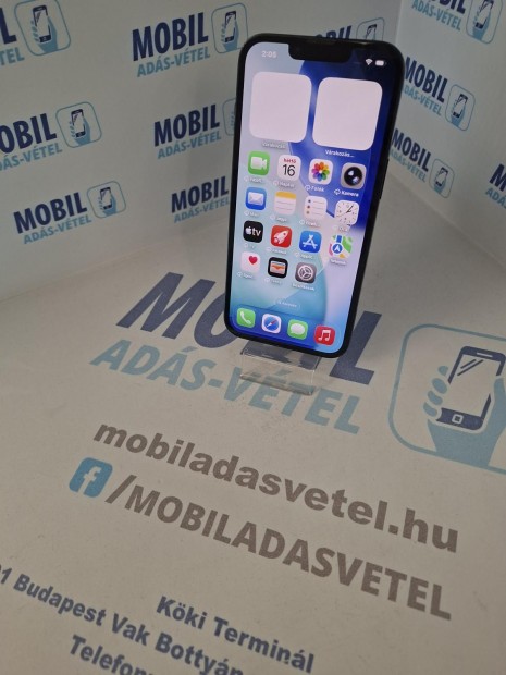 Apple iPhone 13 K�rtyaf�ggetlen 256 GB, 12 h� garancia
