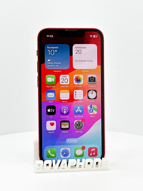 Apple iPhone 13 Mini (128GB)  - Akku: 100% - Szn: Piros