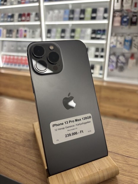 Apple iPhone 13 Pro Max Krtyafggetlen 128 GB, 12 h garancia