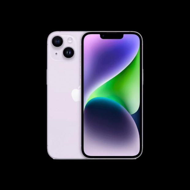 Apple iPhone 14 100% Akksi 128GB Purple