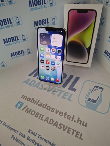 Apple iPhone 14 K�rtyaf�ggetlen 128 GB, 12 h� garancia