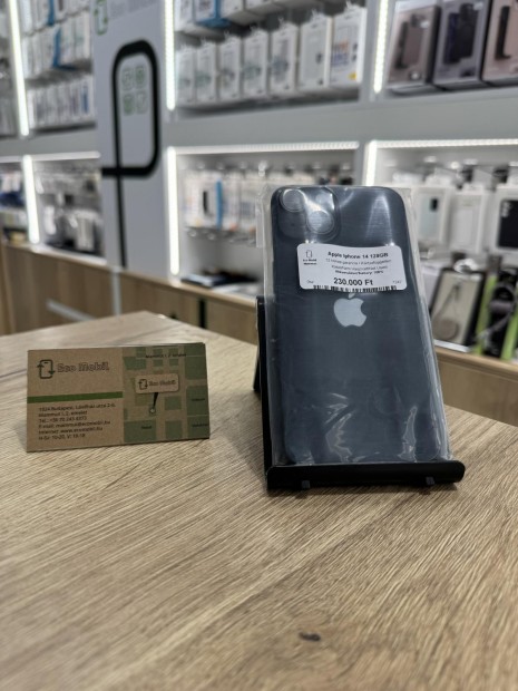 Apple iPhone 14 Kártyafüggetlen 128 GB, 12 hó garancia