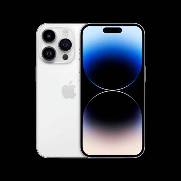 Apple iPhone 14 Pro 100% Akksi 256GB Silver