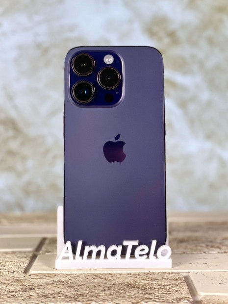 Apple iPhone 14 Pro 128 GB Deep Purple - 100% Akku