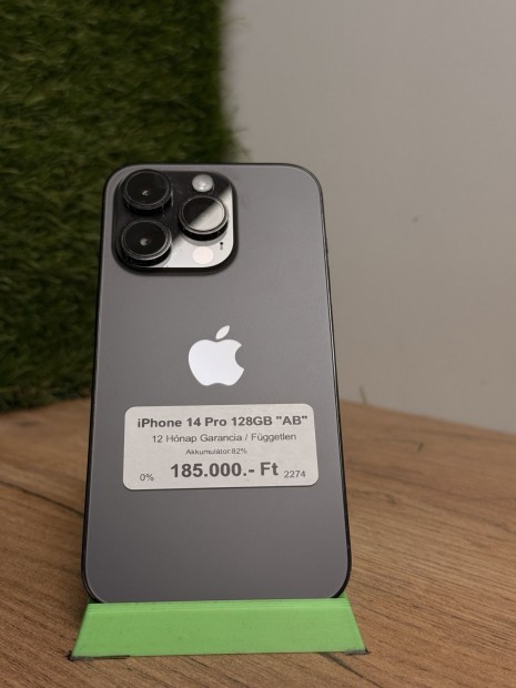 Apple iPhone 14 Pro K�rtyaf�ggetlen 128 GB, 12 h� garancia