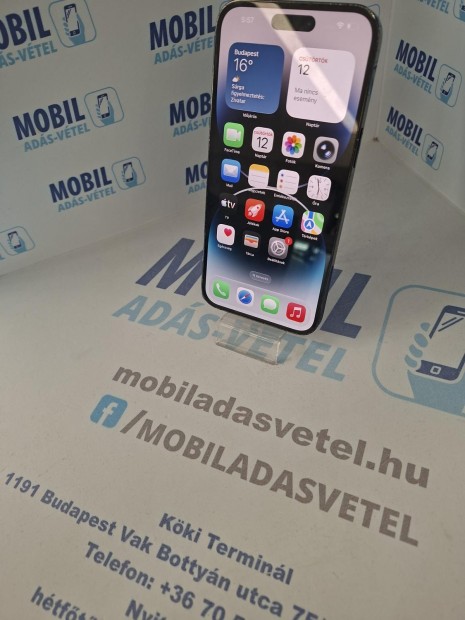 Apple iPhone 14 Pro Max K�rtyaf�ggetlen 128 GB, 12 h� garancia