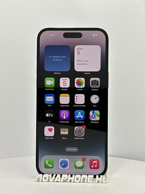 Apple iPhone 14 Pro Max (256GB)  - Akku: 89% - Szn: Fekete