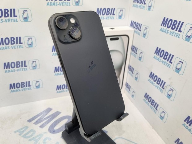Apple iPhone 15 Kártyafüggetlen 128 GB, 12 hó garancia