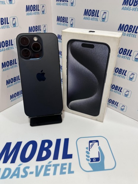 Apple iPhone 15 Pro Kártyafüggetlen 128 GB 6 GB Ram, 12 hó garancia