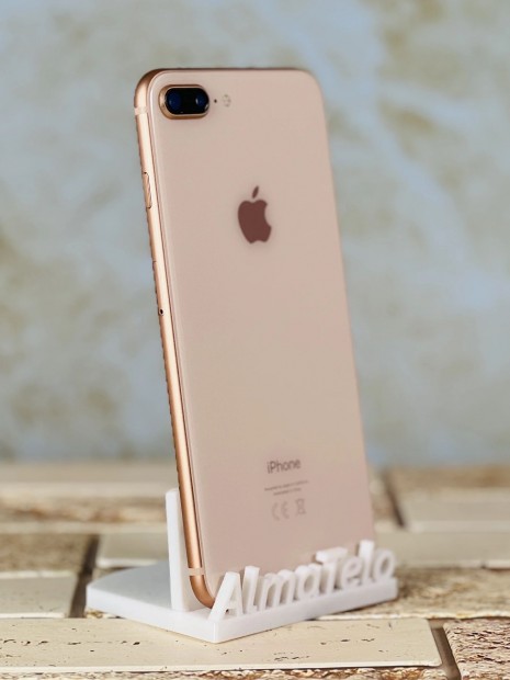 Apple iPhone 8 Plus 64 GB Gold 100% akku - 24 hnap Garancia