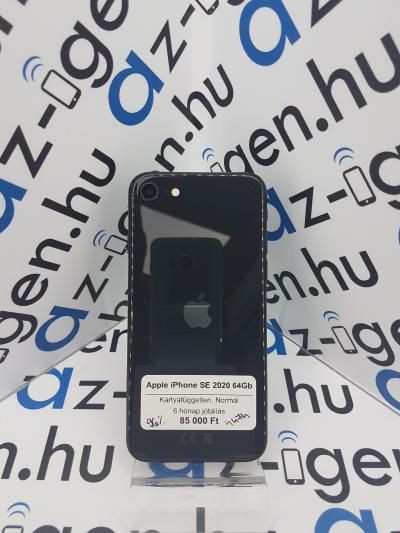 Apple iPhone SE 2020 64Gb|Norml|Fekete|Krtyafggetlen