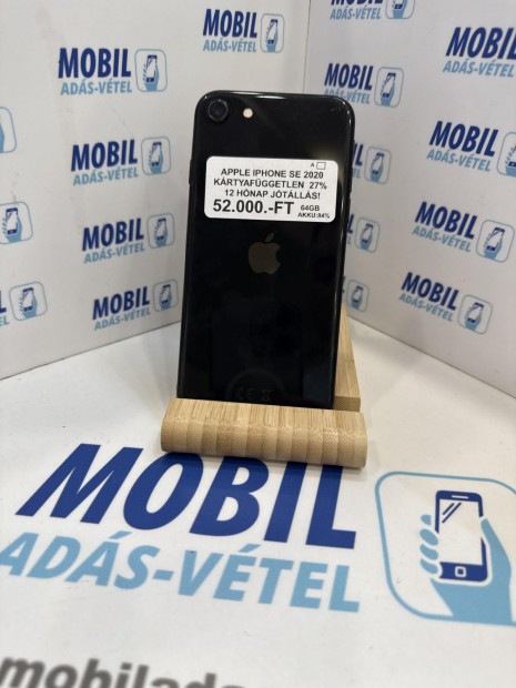 Apple iPhone SE (2020) Kártyafüggetlen, 12 hó garancia