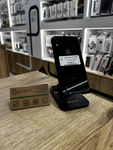 Apple iPhone XR Kártyafüggetlen 128 GB, 12 hó garancia