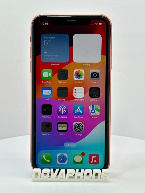 Apple iPhone XR (64GB)  - Akku: 100% - Szn: Korall