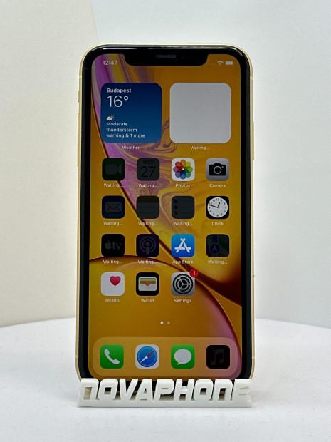 Apple iPhone XR (64GB)  - Akku: 100% - Szn: Srga