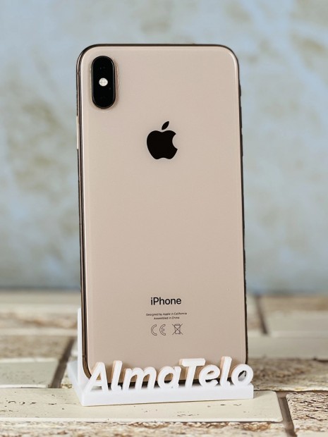 Apple iPhone XS Max 64 GB Gold 100% akku - 24 hnap Garancia