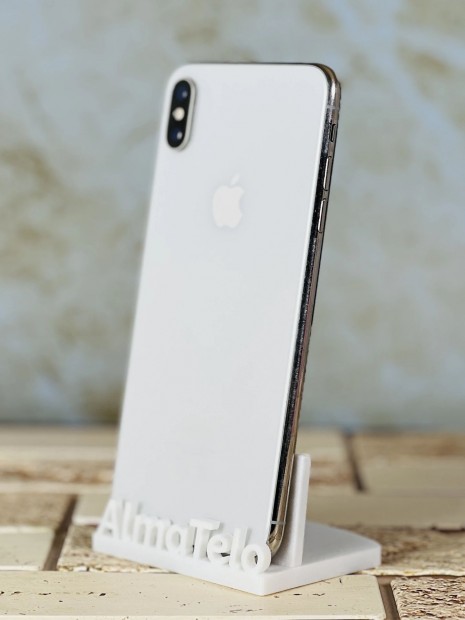 Apple iPhone XS Max 64 GB Silver 90% akku -  hnap Garancia