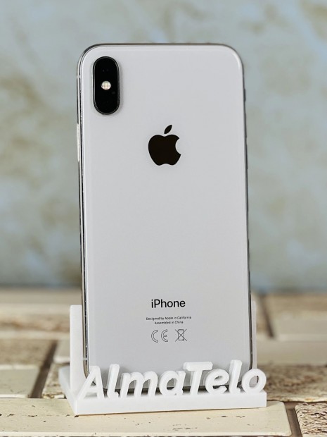 Apple iPhone X 256 GB Silver - 100% Akku