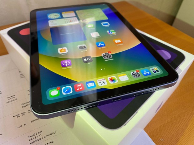 Apple ipad Mini 6, Purple, 64Gb , Wifi+Cellular ( Sim ) független, új