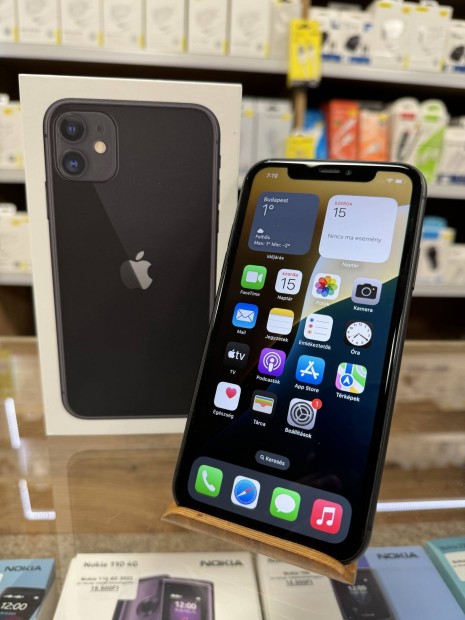 Apple iphone 11 128GB 3H Garancia jszer llapotban 