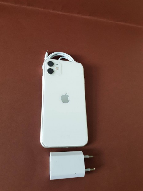 Apple iphone 11 128GB Fehr Fggetlen karcmentes mobiltefon elad!