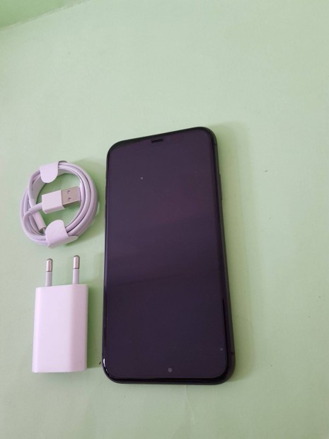 Apple iphone 11 128GB Fekete Krtyafggetlen szp llapot telefon ela