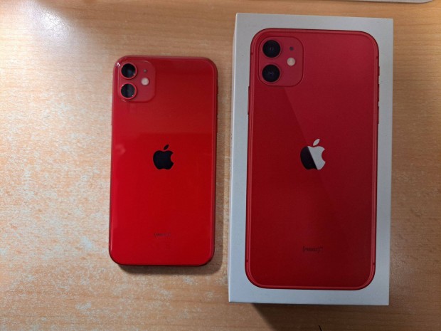 Apple iphone 11 128GB Fggetlen Red Garival !