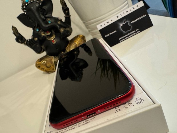 Apple iphone 11 128gb red, kifogstalan llapot, krtyafggetlen