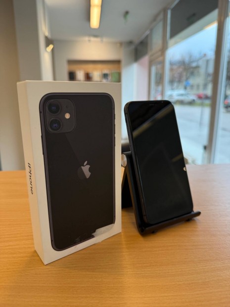 Apple iphone 11 64GB Black Fekete Fggetlen Hasznlt A17